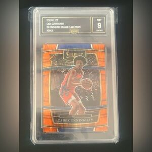 2021-22 Panini Select Concourse Cade Cunningham #11 Orange Flash Prizm (RC)